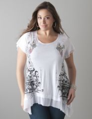 Sequin bird tee by Seven7