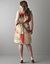 Drawstring print dress by DKNY JEANS