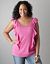 Sleeveless flutter top by DKNY JEANS