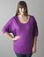 Banded bottom dolman top by DKNY JEANS