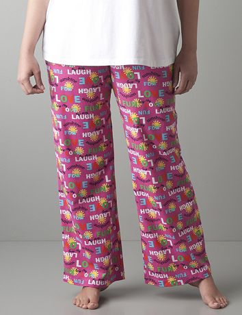 Spring Fling sleep pant by Cacique