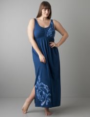 Paisley maxi dress