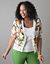 Reverse print cropped cardigan by Lane Bryant