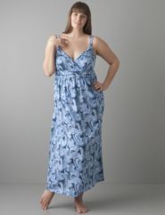 Dotted paisley maxi dress