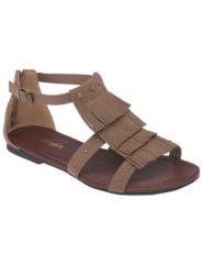 Fringe gladiator sandal by Lane Bryant