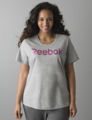 Full figure Foil logo tee by Reebok