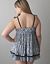 Sheer zebra baby doll by Cacique