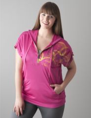 Short sleeve graphic hoodie by Reebok