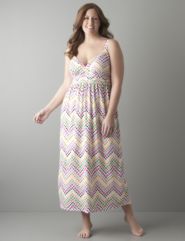 Arrow dots maxi dress by Cacique