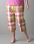 Madras plaid cropped sleep pant by Cacique