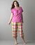 Madras plaid cropped sleep pant by Cacique