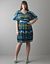 Pleated print dress by Lane Bryant