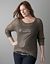 Open weave sweater by Lane Bryant