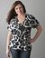 Embellished print top by Lane Bryant