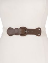 Braided stretch belt
