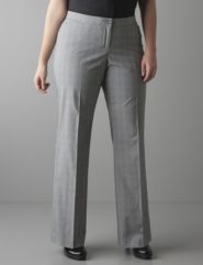 Plus sized Plaid trouser with Tighter Tummy Technology