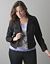 Sateen moto jacket by Lane Bryant