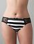 Satin striped hipster panty by Cacique