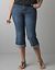 Moody wash denim crop by Lane Bryant