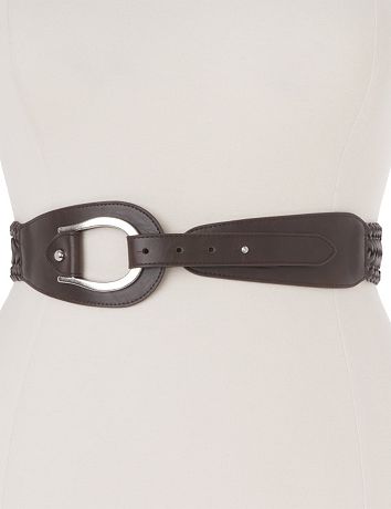 Braided stretch belt by Lane Bryant
