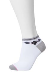 Argyle & stripe low cut sock 3 pack by Lane Bryant