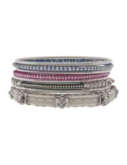 Thread & enamel bangle bracelet set by Lane Bryant
