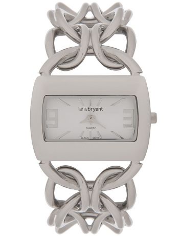 Chain link watch by Lane Bryant