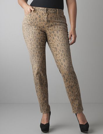 Plus size Animal print jegging by DKNY JEANS