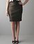 Foiled bandage mini skirt by Lane Bryant
