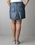 Raw hem denim scooter by Lane Bryant