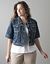 Heavy stitch denim jacket by Lane Bryant