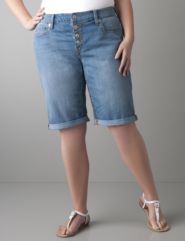 Button fly Bermuda short by Seven7