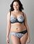 Colored zebra demi bra by Cacique