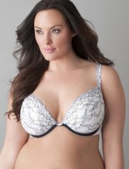 Lace plunge bra by Cacique