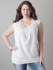 Sparkle stripe top by Seven7