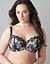 Lace overlay balconette bra by Cacique
