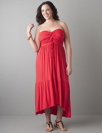 Strapless knit dress by Seven7