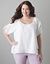 Embroidered top by DKNY JEANS