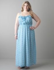 Confetti print maxi dress by Lane Bryant