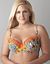 Mixed floral bandeau bra by Cacique