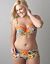 Mixed floral bandeau bra by Cacique