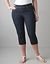 Plus size Dark rinse jegging capri by Lane Bryant