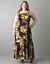Citrus print chiffon maxi dress  by Lane Bryant
