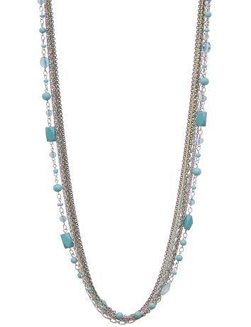 Multi chain bead necklace by Lane Bryant