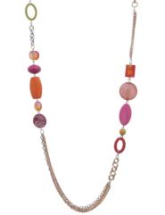 Long multi chain bead necklace by Lane Bryant