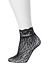 Leopard & lace cuff sock 2-pack by Lane Bryant