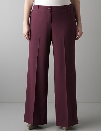 Plus size Wide leg trouser by Lane Bryant