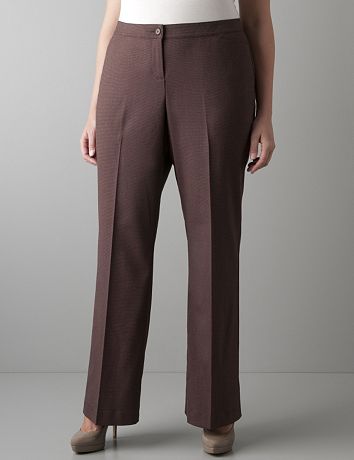Patterned trouser with Tighter Tummy Technology