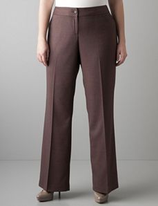 Plus sized Patterned classic trouser by Lane Bryant