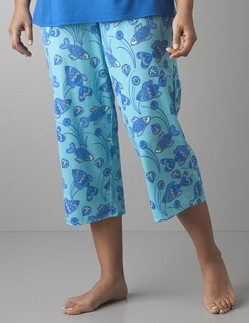 Fish print sleep crop by Cacique